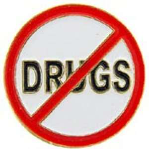  No Drugs Pin 1 Arts, Crafts & Sewing