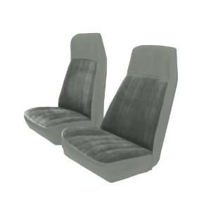   Bucket Seat Upholstery with Charcoal Regal Velour Inserts Automotive