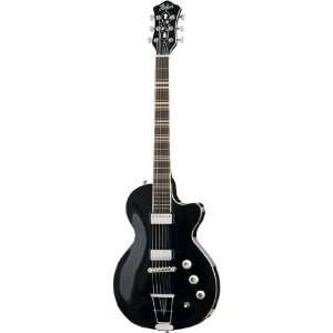  Hofner HCT CS10 BK O CT Club Guitar   Black with Case 