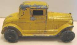 Antique Slush Cast Metal Toy Car Barclay Coupe 1930s  