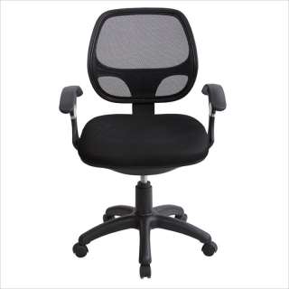 TECHNI MOBILI 0097M Mesh Black Office Chair 858108001098  