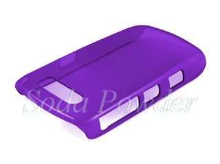 Clear Crystal Back Cover for Blackberry Curve 8900 PU  