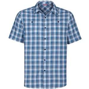   Face Sentinel Spire Woven Shirt   Short Sleeve   Mens Athens Blue, S