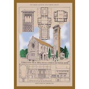  Vintage Art Shea Church   11925 x