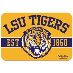   LSU Tigers Gold 20 x 30 College Vault Welcome Mat