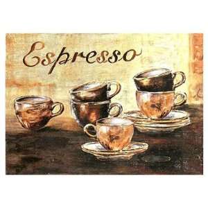 Espressos 6 tasses by Clauva 16x12 