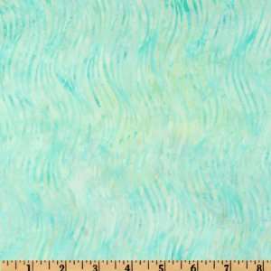  44 Wide Artisan Batiks Aqua Spa Batik Waves Aqua Fabric 