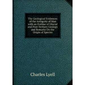   Geology and Remarks On the Origin of Species Charles Lyell Books