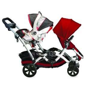 Kolcraft Contours Options Tandem Ruby Stroller Excellent Condition 