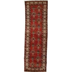   Red Persian Hand Knotted Wool Ferdos Runner Rug Furniture & Decor