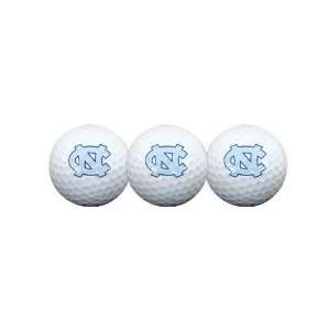   UNC Tar Heels 3 Pack College Golf Balls Gift Set