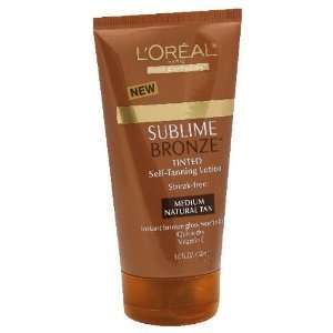   Bronze Tinted Self Tanning Lotion with Vitamin E, Medium Natural Tan