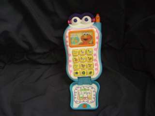Elmos World Talking Cell Phone Flip Toy Fisher Price  