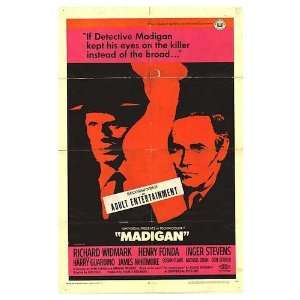  Madigan Original Movie Poster, 27 x 41 (1968)