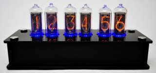 IN 8 Nixie tubes w/ sockets f. tube clock +LED LOOK  