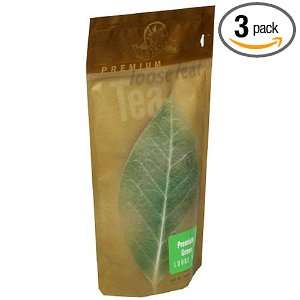 Stash Premium Green Tea, Loose Leaf, 3.5 Ounce Pouches (Pack of 3 