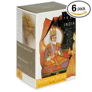 Stash Teas of India Darjeeling Spring Tea, Tea Bags, 18 Count Boxes 
