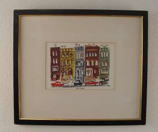 Listed Original Painting of NEW YORK by California Artist JAKE LEE 