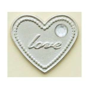  With Love Gem Metal Charms 10/Pkg Arts, Crafts & Sewing