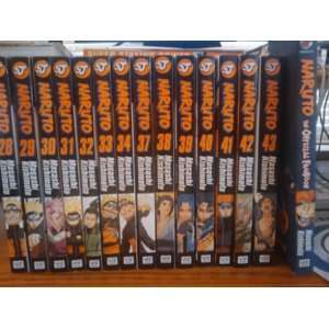 com Naruto Manga Set 15 Books (#28 34, #37 43, the Official Fan Book 