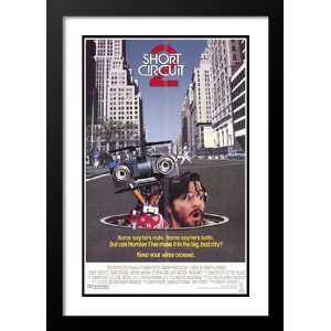  Short Circuit 2 32x45 Framed and Double Matted Movie 