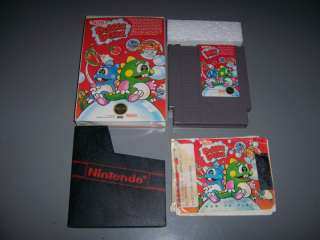 Bubble Bobble Complete Rare NES Nintendo Box Manual  