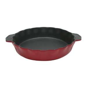   Microstoven Red 10 Inch Quiche Dish 