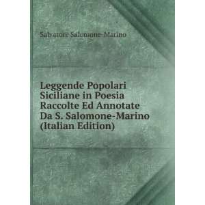   Salomone Marino (Italian Edition) Salvatore Salomone Marino Books