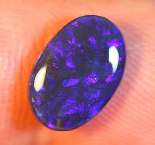 Solid Blue Black Opal 1.85ct Gem Australian Gemstone (MICKS)  