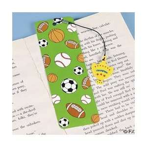  Set of 12 Sports Bookmarks with Trophy Charms Toys 