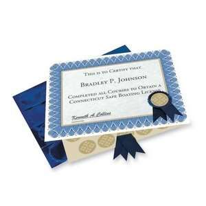 Geographics 47404   Certificate Kit, Blue Spiral Office 