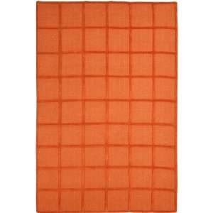 Orange Galaxy Collection Contemporary Hand Made Wool Rug 2.60 x 8.00.