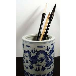  Large Ceramic Brush Pot Arts, Crafts & Sewing