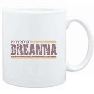  Mug White  Property of Breanna   Vintage  Female Names 