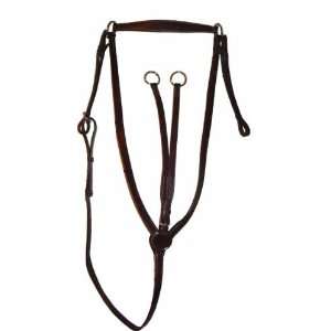  Premium Flat Leather Hunt Breastplate with Running 
