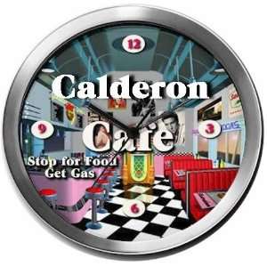  CALDERON 14 Inch Cafe Metal Clock Quartz Movement Kitchen 