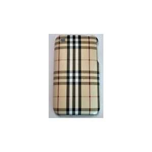   IPHONE 3G/3GS CLASSIC PLAID PATTERN BACK CASE/COVER 