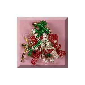  24ea   Curly Bow christmas Text