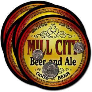  Mill City, OR Beer & Ale Coasters   4pk 