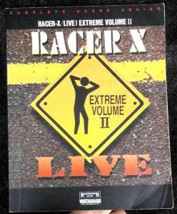 RACER X Extreme Volume 2 / Japan Band Score w/ Tab Paul Gilbert 