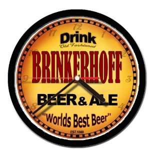  BRINKERHOFF beer and ale cerveza wall clock Everything 