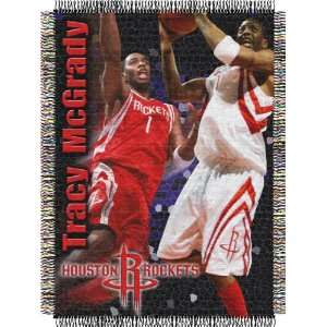  Houston RocketsTracy McGrady 48x60 Players Tapestry Throw 