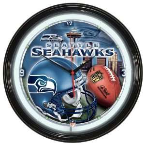  NFL Seattle Seahawks Neon Clock