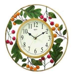  Enchanting Country Casual Metal Wall clock,Berry Design 13 