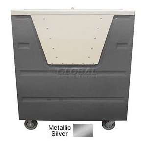  Metalic Silver Hopper Front Security Poly Trux® 36 Cu. Ft 