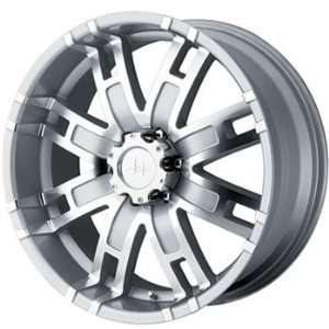Helo HE835 20x9 Silver Wheel / Rim 8x170 with a 18mm Offset and a 125 