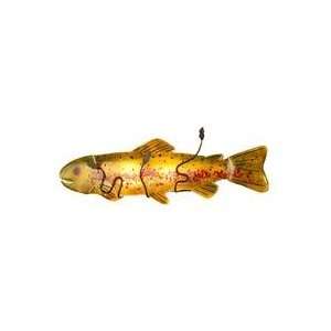 Brown Trout Fused Tiffany Style Glass Wall Sconce 81712