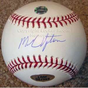  B.J. Upton Signed Baseball   with Melvin  Inscription 