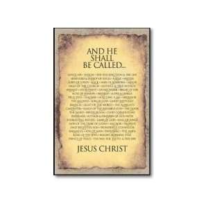  Bulletin He Shall Be Called/Names Of Christ (Package of 