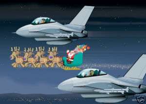US Air Force Christmas Cards   Boxed Set of 18  